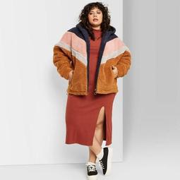 wild fable pink sherpa jacket