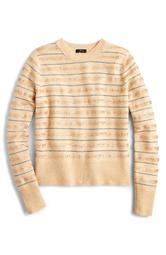 Sequin Stripe Supersoft Yarn Sweater