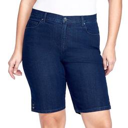 Plus Size Gloria Vanderbilt Amanda Bermuda Jean Shorts