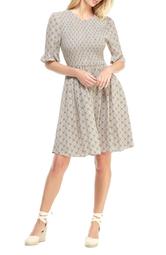 Piper Smocked Bodice Fit & Flare Dress