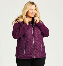 Quilted Zipper Jacket