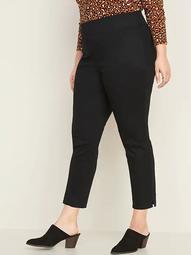 High-Waisted Plus-Size Pull-On Pants