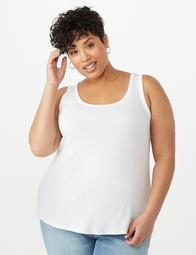 Plus Size Solid Tank Top