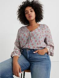Mixed Floral Top