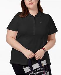 Plus Size Piqué Polo Shirt, Created for Macy's