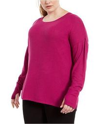 Plus Size Long-Sleeve T-Shirt, Created for Macy's