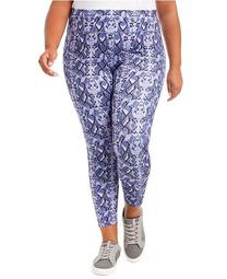 Plus Size Printed Pull-On Leggings, Created For Macy's