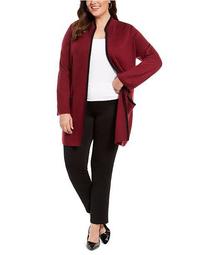 Plus Size Sweater Jacket, Created for Macy's