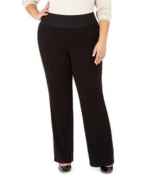 Plus Size Wide Leg Pull-On Pants, Created For Macy's
